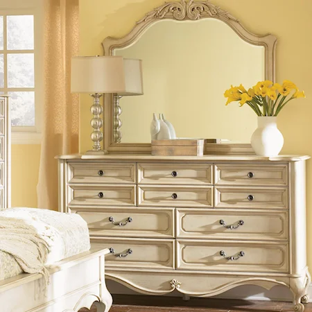 Dresser and Mirror